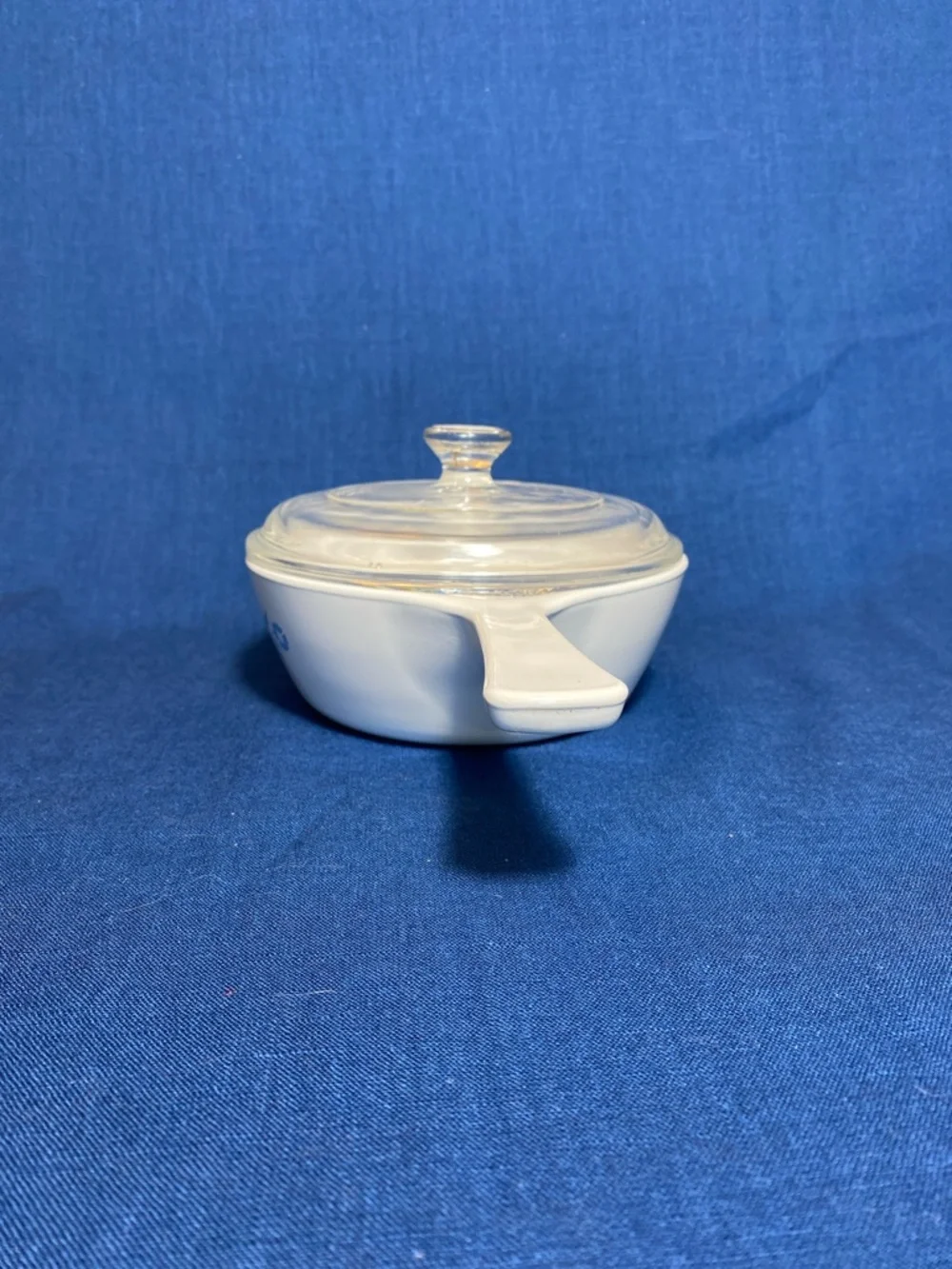 Vintage Corning Ware Menuette Blue Cornflower P-81-B 1-Pint Saucepan & Lid
